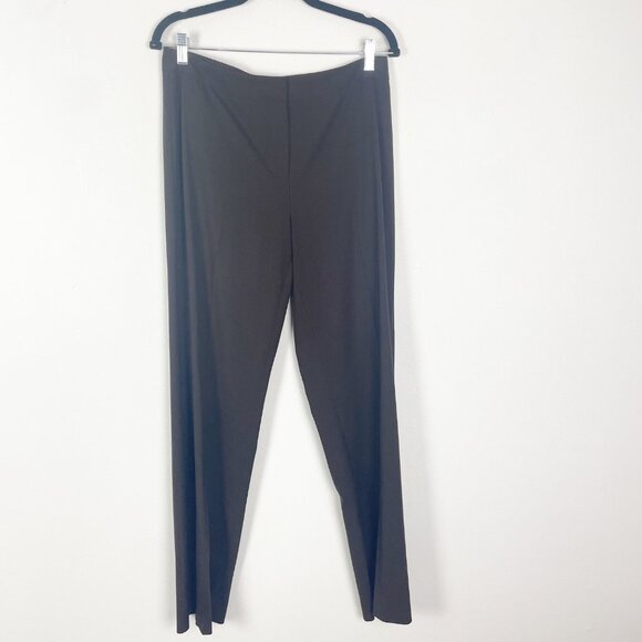 Lafayette 148‎ Women's 8 Tapered Leg High Rise Chocolate Brown Wool Trousers - Picture 1 of 10